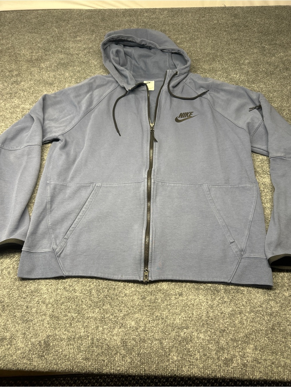 Nike Men’s Light Blue Full-Zip Hoodie Jacket